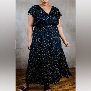 ABLE Isabella Maxi Smocked Dress size XXL